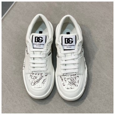 돌체앤가바나 남성 화이트 스니커즈 - Dolc& Gabbana Mens White Sneakers 