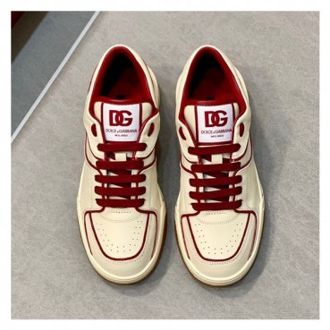 돌체앤가바나 남성 레드 스니커즈 - Dolc& Gabbana Mens Red Sneakers 