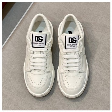 돌체앤가바나 남성 화이트 스니커즈 - Dolc& Gabbana Mens White Sneakers 