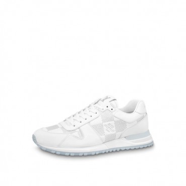 루이비통 남성 화이트 스니커즈 - Louis vuitton Mens White Sneakers 