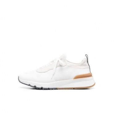 브루넬로쿠치넬리 남성 화이트 스니커즈 - Brunello Cucinelli Mens White Sneakers 