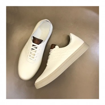 벨루티 남성 시그니처 화이트 스니커즈 - Berluti Mens White Sneakers 