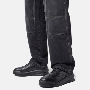 베르사체 남성 블랙 스니커즈 - Versace Mens Black Sneakers 
