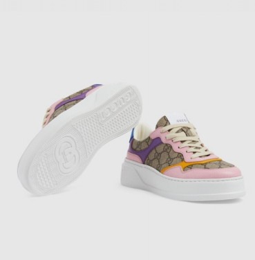 구찌 남/녀 핑크 스니커즈 - Gucci Unisex Pink Sneakers 