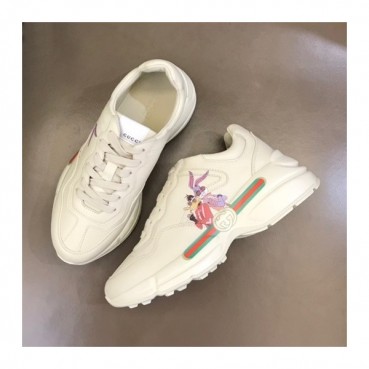 구찌 남/녀 아이보리 라이톤 - Gucci Unisex Ivory Sneakers 