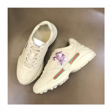 구찌 남/녀 아이보리 라이톤 - Gucci Unisex Ivory Sneakers 