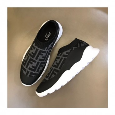 펜디 남성 이니셜 그레이 스니커즈 - Fendi Mens Gray Sneakers 
