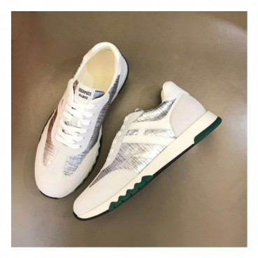 에르메스 남성 화이트 스니커즈 - Hermes Mens White Sneakers 