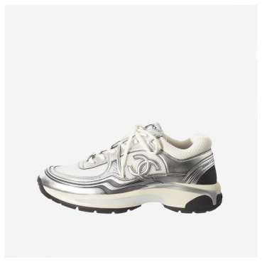 샤넬 여성 그레이 CC 스니커즈 - Chanel Womens Gray Sneakers 
