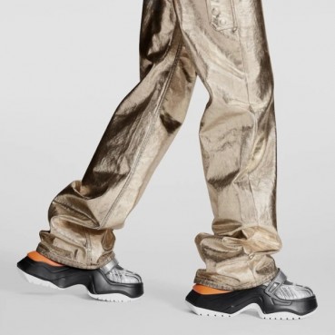 루이비통 남/녀 실버 스니커즈 - Louis vuitton Unisex Silver Sneakers 