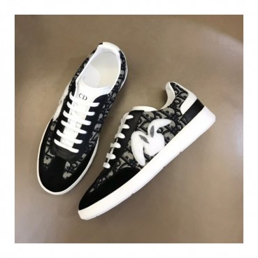 디올 남성 블랙 스니커즈 - Dior Mens Black Sneakers 
