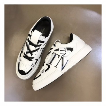 발렌티노 남성 Logo 화이트 스니커즈 - Valentino Mens White Sneakers 