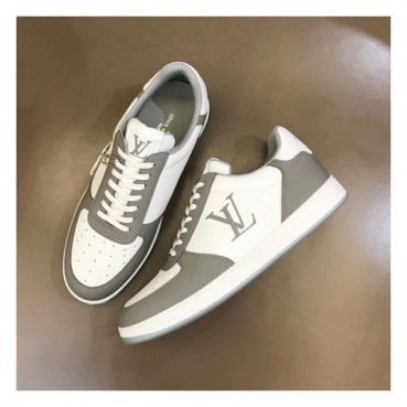 루이비통 남성 그레이 스니커즈 - Louis vuitton Mens Gray Sneakers 