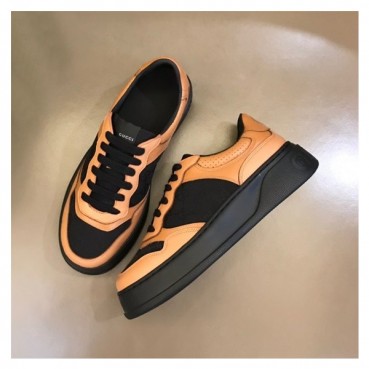 구찌 남/녀 카멜 스니커즈 - Gucci Unisex Camel Sneakers 