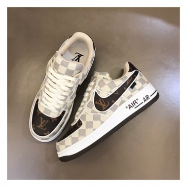 루이비통 남성 브라운 스니커즈 - Louis vuitton Mens Brown Sneakers 