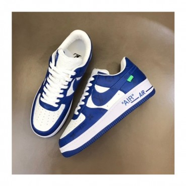 루이비통 남성 블루 스니커즈 - Louis vuitton Mens Blue Sneakers 