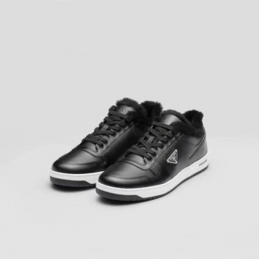 프라다 남성 블랙 스니커즈 - Prada Mens Black Sneakers 