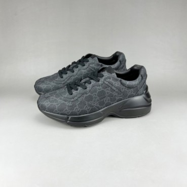 구찌 남/녀 블랙 GG 슈프림 - Gucci Unisex Black GG Supreme 