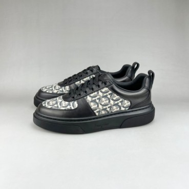 페라가모 남성 블랙 스니커즈 - Ferragamo Mens Black Sneakers 