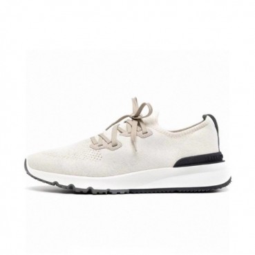 브루넬로쿠치넬리 남성 베이지 스니커즈 - Brunello Cucinelli Mens Beige Sneakers 