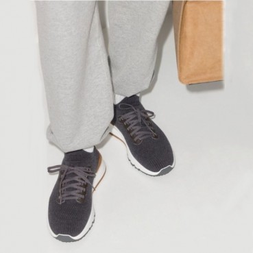 브루넬로쿠치넬리 남성 블랙 스니커즈 - Brunello Cucinelli Mens Black Sneakers 