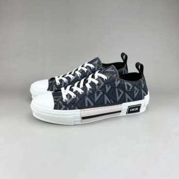 디올 남/녀 네이비 스니커즈 - Dior Unisex Navy Sneakers 