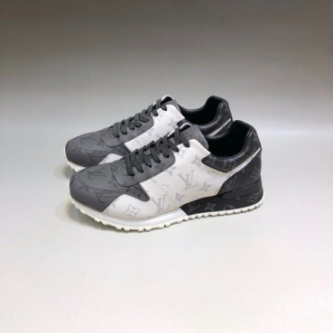 루이비통 남성 그레이 스니커즈 - Louis vuitton Mens Gray Sneakers 