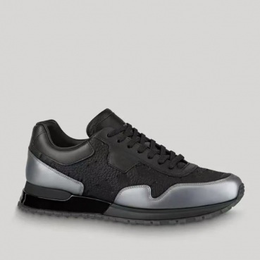 루이비통 남성 블랙 스니커즈 - Louis vuitton Mens Black Sneakers 