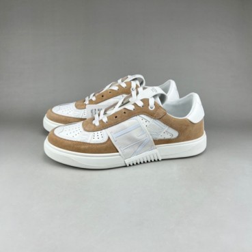 발렌티노 남/녀 Logo 카멜 스니커즈 - Valentino Unisex Camel Sneakers 