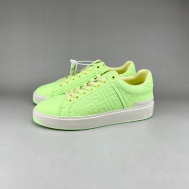 발망 남성 트렌디 그린 스니커즈 - Balmain Mens Green Sneakers 