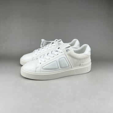 발망 남성 트렌디 화이트 스니커즈 - Balmain Mens White Sneakers 