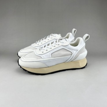발망 남성 트렌디 화이트 스니커즈 - Balmain Mens White Sneakers 