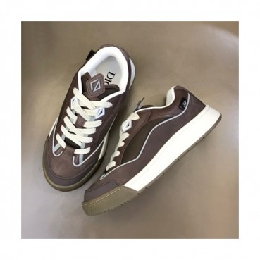 디올 남/녀 브라운 스니커즈 - Dior Unisex Brown Sneakers 