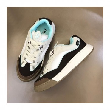 디올 남/녀 화이트 스니커즈 - Dior Unisex White Sneakers 
