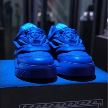 베르사체 남성 블루 스니커즈 - Versace Mens Blue Sneakers 