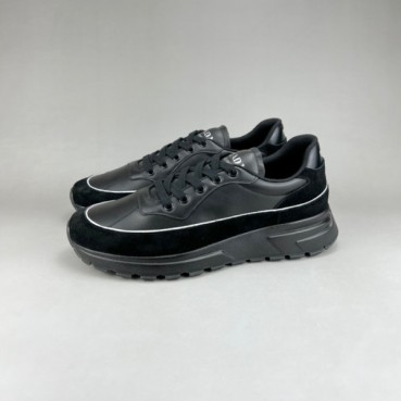 프라다 남성 블랙 스니커즈 - Prada Mens Black Sneakers 