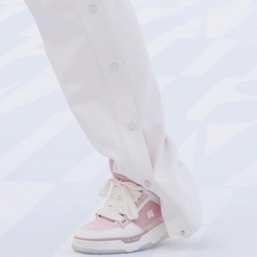 아미리 남/녀 핑크 스니커즈 - Amiri Unisex Pink Sneakers 