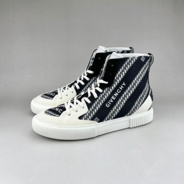 지방시 남성 하이탑 블랙 스니커즈 - Givenchy Mens Black Sneakers 