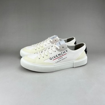 지방시 남성 클래식 화이트 스니커즈 - Givenchy Mens White Sneakers 