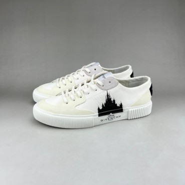 지방시 남성 클래식 화이트 스니커즈 - Givenchy Mens White Sneakers 