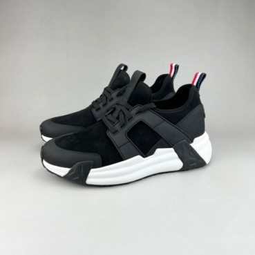 몽클레어 남성 블랙 스니커즈 - Moncler Mens Black Sneakers 