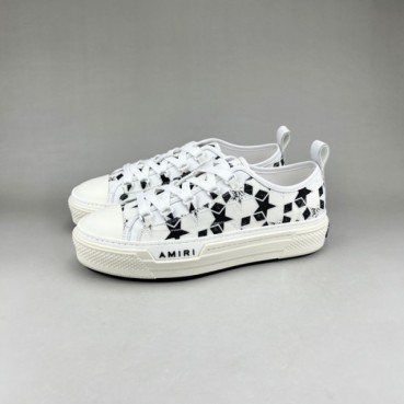 아미리 남/녀 블랙 스니커즈 - Amiri Unisex Black Sneakers 
