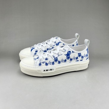 아미리 남/녀 블루 스니커즈 - Amiri Unisex Blue Sneakers 