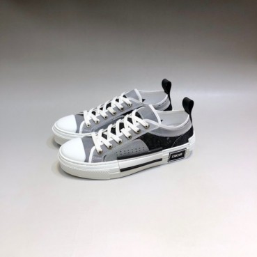 디올 남/녀 블랙 스니커즈 - Dior Unisex Black Sneakers 