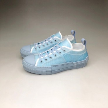 디올 남/녀 블루 스니커즈 - Dior Unisex Blue Sneakers 