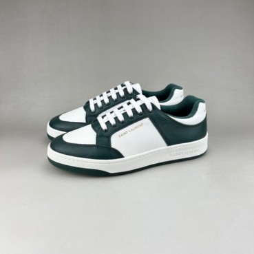 입생로랑 남성 모던 화이트 스니커즈 - Saint Laurent Mens White Sneakers 