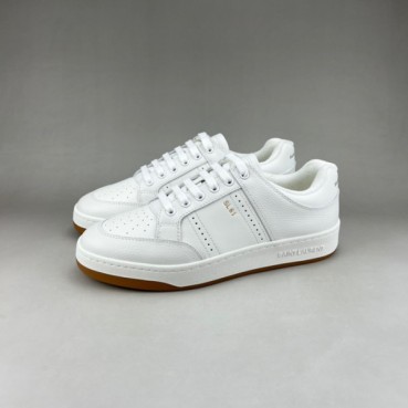 입생로랑 남성 모던 화이트 스니커즈 - Saint Laurent Mens White Sneakers 