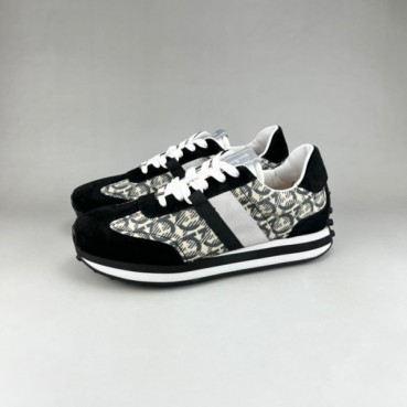 페라가모 남성 블랙 스니커즈 - Ferragamo Mens Black Sneakers 