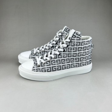 지방시 남성 블랙 하이탑 스니커즈 - Givenchy Mens Black Sneakers 