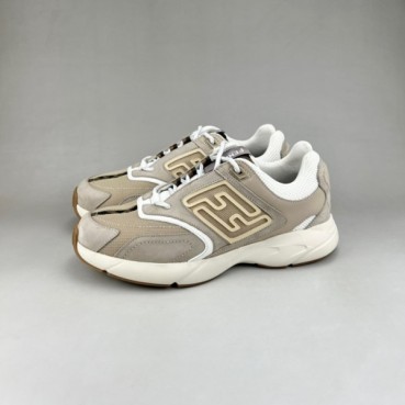 펜디 남/녀 이니셜 그레이 스니커즈 - Fendi Unisex Gray Sneakers 